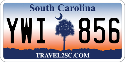 SC license plate YWI856
