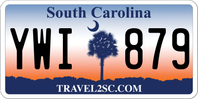 SC license plate YWI879