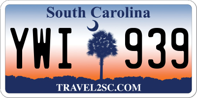 SC license plate YWI939