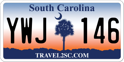 SC license plate YWJ146