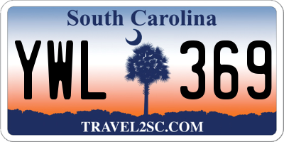 SC license plate YWL369