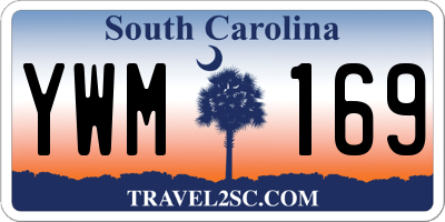 SC license plate YWM169