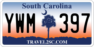 SC license plate YWM397