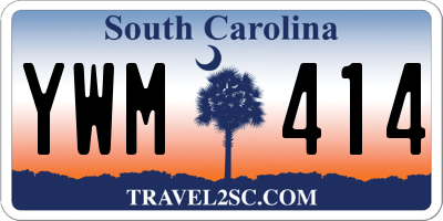 SC license plate YWM414