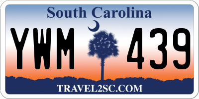 SC license plate YWM439