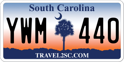 SC license plate YWM440