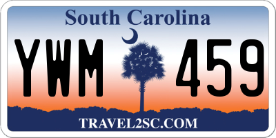 SC license plate YWM459
