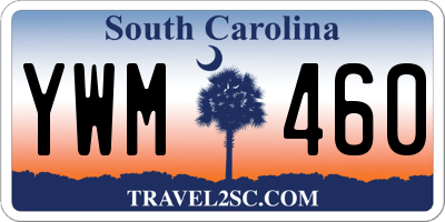 SC license plate YWM460