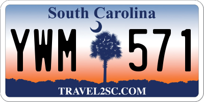 SC license plate YWM571