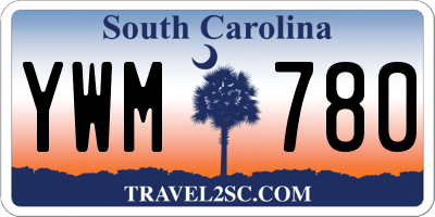 SC license plate YWM780