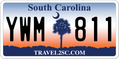 SC license plate YWM811