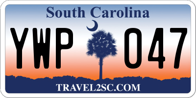 SC license plate YWP047