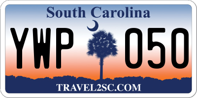 SC license plate YWP050