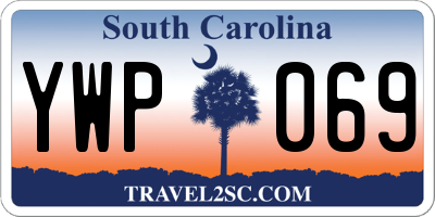 SC license plate YWP069