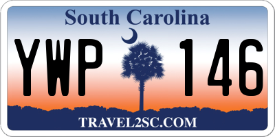 SC license plate YWP146