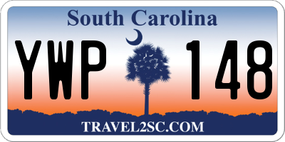 SC license plate YWP148