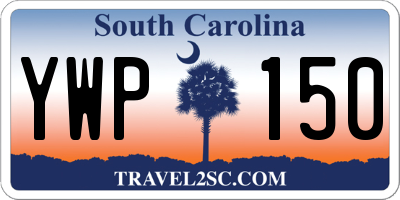 SC license plate YWP150