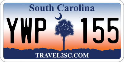 SC license plate YWP155