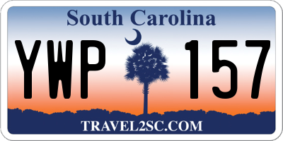SC license plate YWP157
