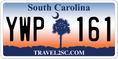 SC license plate YWP161