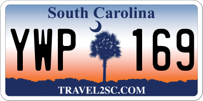 SC license plate YWP169
