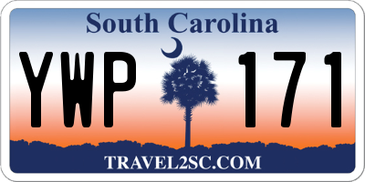SC license plate YWP171