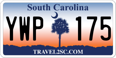 SC license plate YWP175