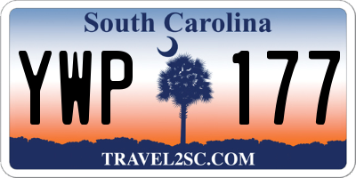 SC license plate YWP177