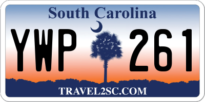 SC license plate YWP261