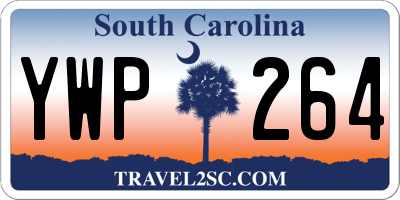 SC license plate YWP264
