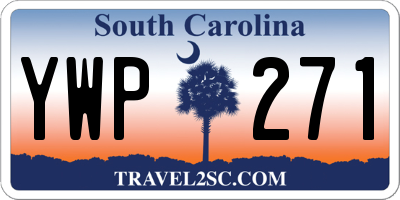 SC license plate YWP271