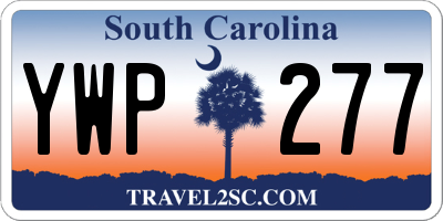 SC license plate YWP277