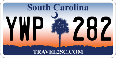 SC license plate YWP282