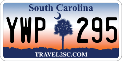 SC license plate YWP295