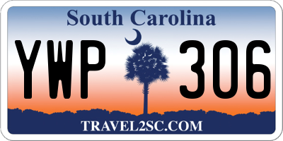 SC license plate YWP306