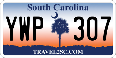 SC license plate YWP307