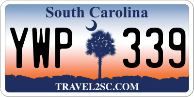SC license plate YWP339