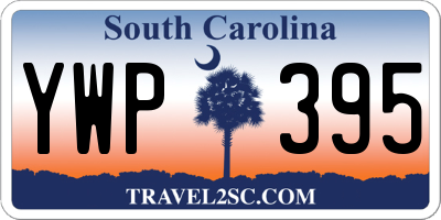 SC license plate YWP395