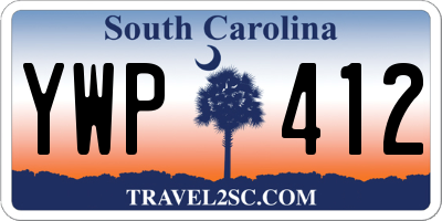 SC license plate YWP412