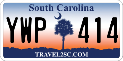 SC license plate YWP414
