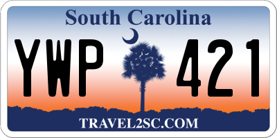 SC license plate YWP421