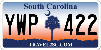SC license plate YWP422