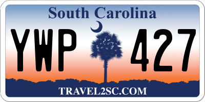 SC license plate YWP427