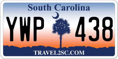 SC license plate YWP438