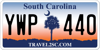 SC license plate YWP440