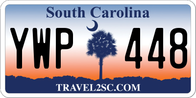 SC license plate YWP448