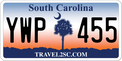 SC license plate YWP455