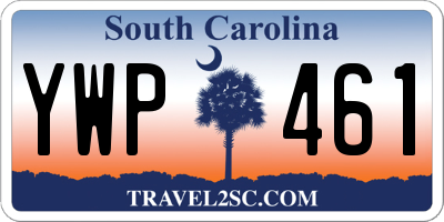 SC license plate YWP461