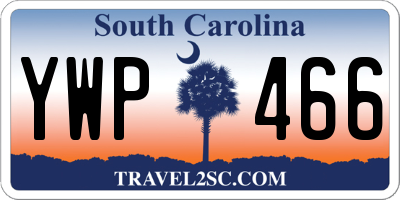 SC license plate YWP466