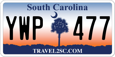 SC license plate YWP477